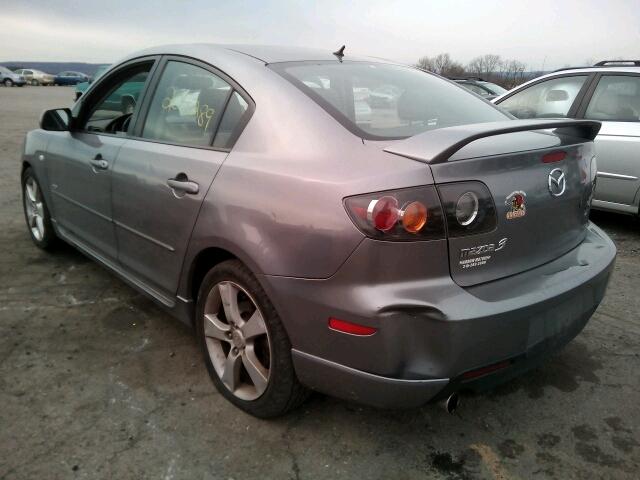 JM1BK323441164685 - 2004 MAZDA 3 S GRAY photo 3