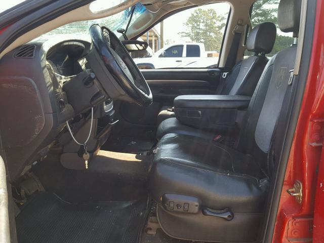 3D3KS28CX5G721045 - 2005 DODGE RAM 2500 S RED photo 5