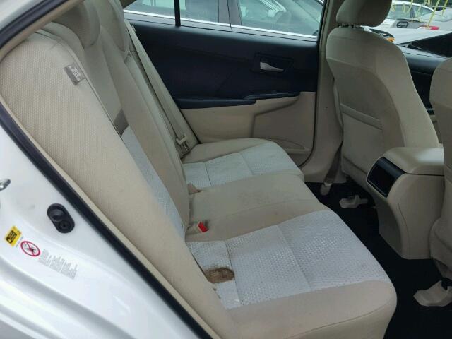 4T4BF1FK8CR254589 - 2012 TOYOTA CAMRY BASE SILVER photo 6