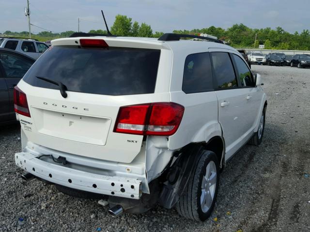 3C4PDDBG5CT360537 - 2012 DODGE JOURNEY SX WHITE photo 4