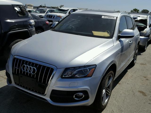 WA1WKAFP6AA079999 - 2010 AUDI Q5 PRESTIG SILVER photo 2