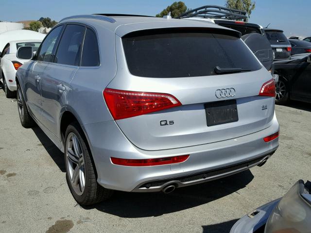 WA1WKAFP6AA079999 - 2010 AUDI Q5 PRESTIG SILVER photo 3