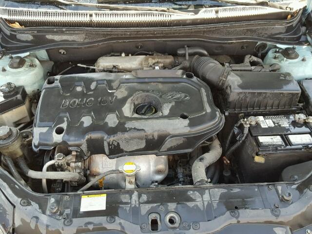 KMHCM36C68U081476 - 2008 HYUNDAI ACCENT GS BLUE photo 7