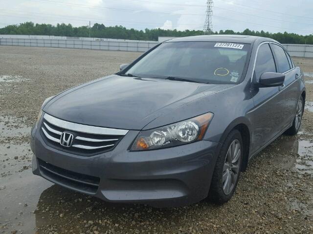 1HGCP2F86CA070801 - 2012 HONDA ACCORD EX- GRAY photo 2