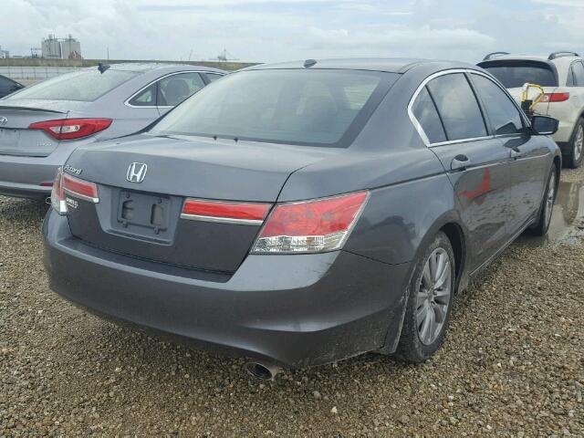 1HGCP2F86CA070801 - 2012 HONDA ACCORD EX- GRAY photo 4