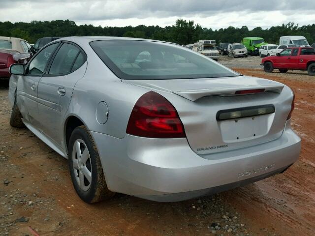 2G2WP522051272338 - 2005 PONTIAC GRAND PRIX SILVER photo 3