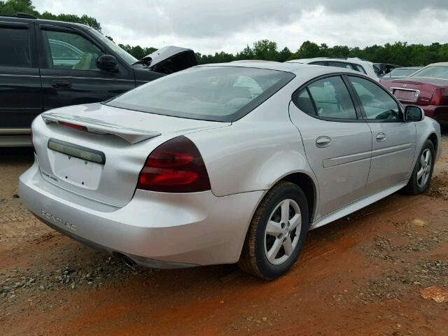 2G2WP522051272338 - 2005 PONTIAC GRAND PRIX SILVER photo 4