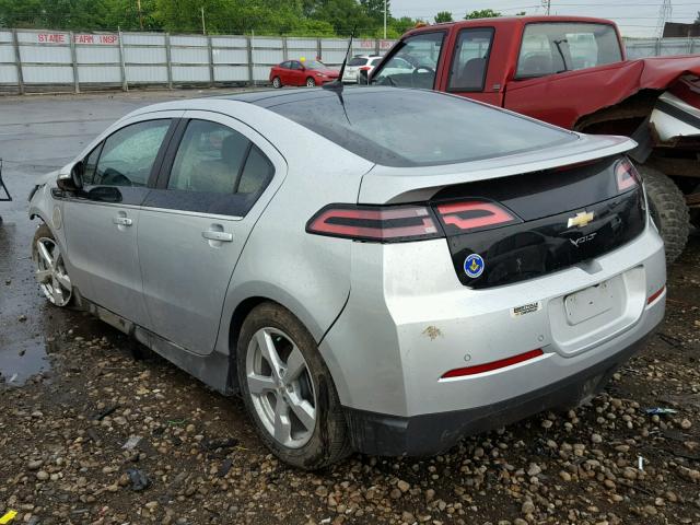 1G1RD6E44CU122201 - 2012 CHEVROLET VOLT SILVER photo 3