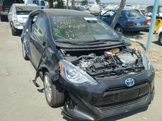 JTDKDTB31G1589487 - 2016 TOYOTA PRIUS C BLACK photo 1