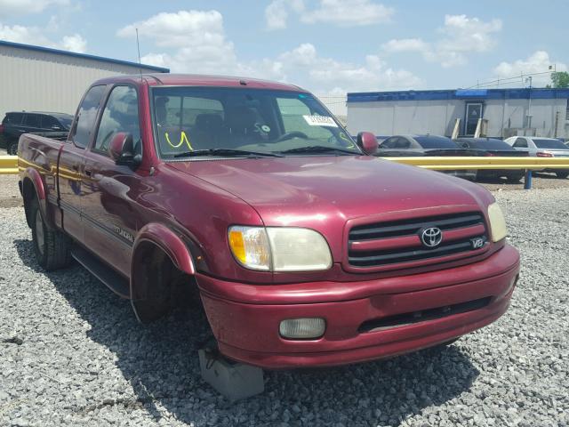 5TBBT48121S198463 - 2001 TOYOTA TUNDRA ACC RED photo 1
