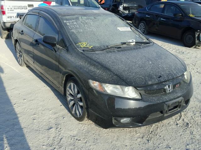 2HGFA5E55AH702211 - 2010 HONDA CIVIC SI BLACK photo 1