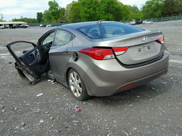 5NPDH4AE6BH021792 - 2011 HYUNDAI ELANTRA GL TAN photo 3