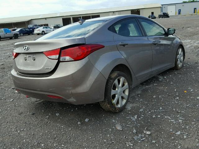 5NPDH4AE6BH021792 - 2011 HYUNDAI ELANTRA GL TAN photo 4