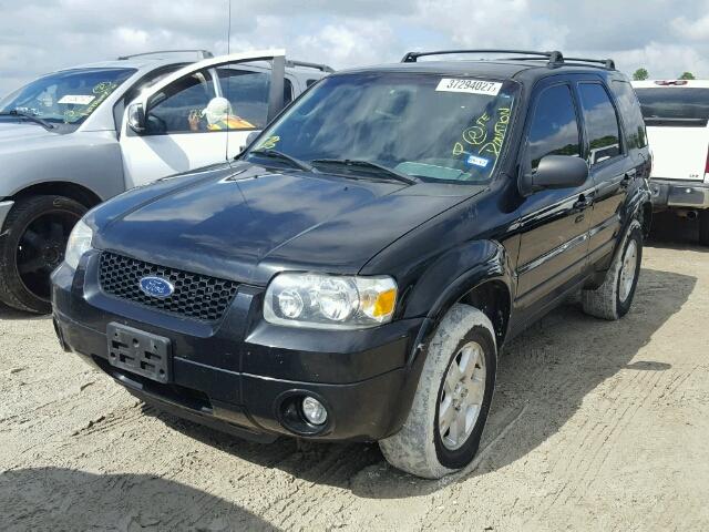 1FMYU04137KB78487 - 2007 FORD ESCAPE LIM BLACK photo 2