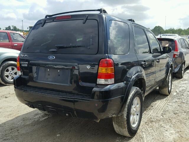 1FMYU04137KB78487 - 2007 FORD ESCAPE LIM BLACK photo 4