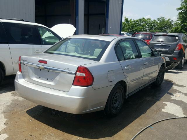 1G1ZS58F78F131337 - 2008 CHEVROLET MALIBU LS SILVER photo 4