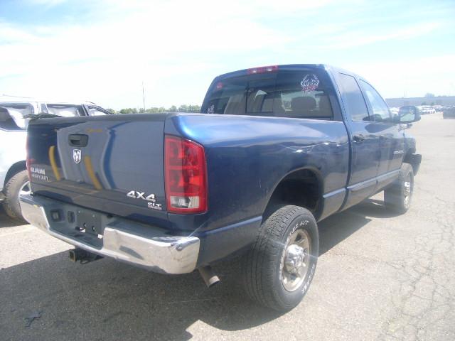 3D7KS28DX5G799297 - 2005 DODGE RAM 2500 S BLUE photo 2