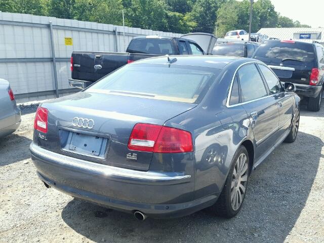 WAUML44E06N025124 - 2006 AUDI A8 L QUATT BLUE photo 4