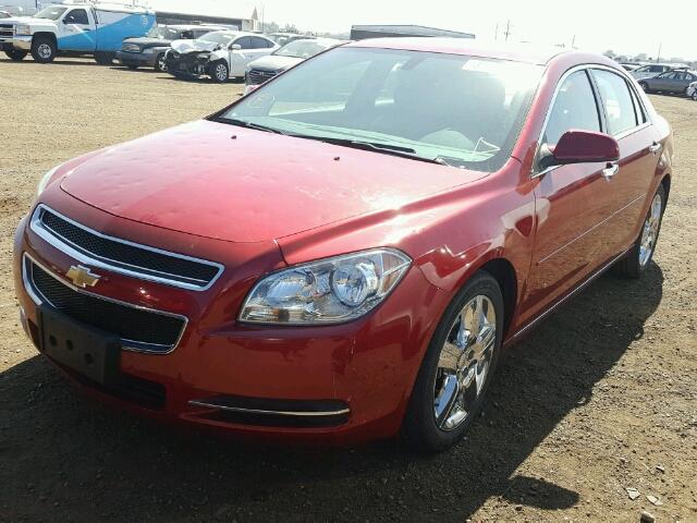 1G1ZC5E05CF322034 - 2012 CHEVROLET MALIBU RED photo 2