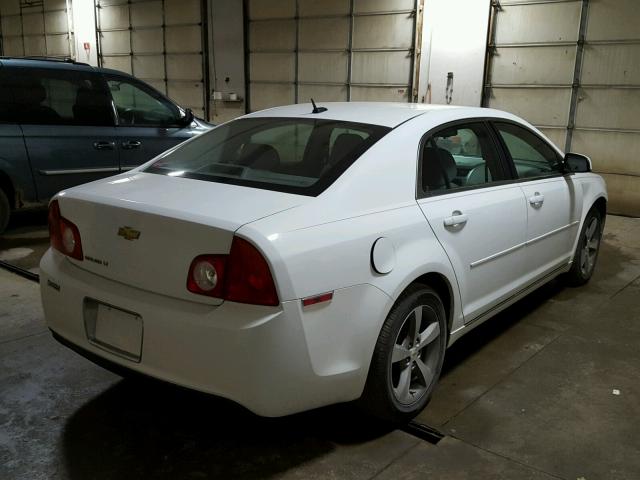 1G1ZC5E19BF167253 - 2011 CHEVROLET MALIBU 1LT WHITE photo 4