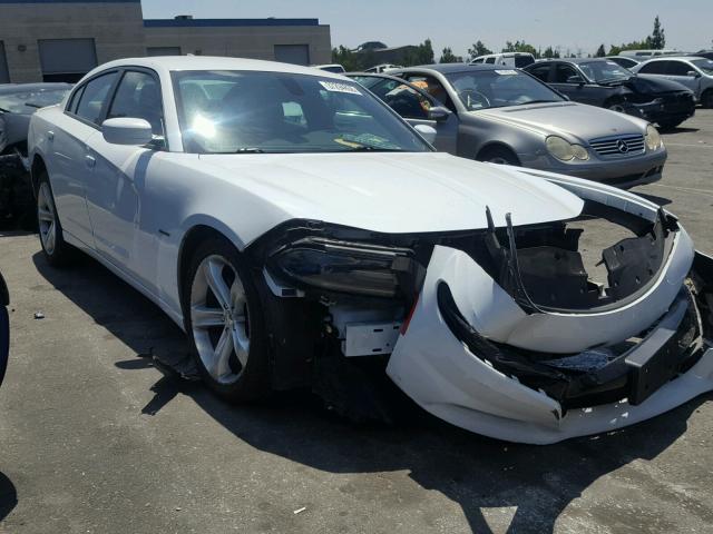 2C3CDXCT5GH276510 - 2016 DODGE CHARGER R/ WHITE photo 1