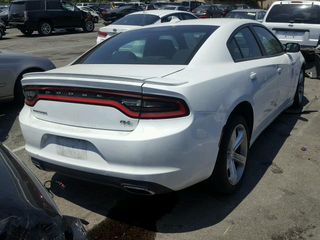 2C3CDXCT5GH276510 - 2016 DODGE CHARGER R/ WHITE photo 4