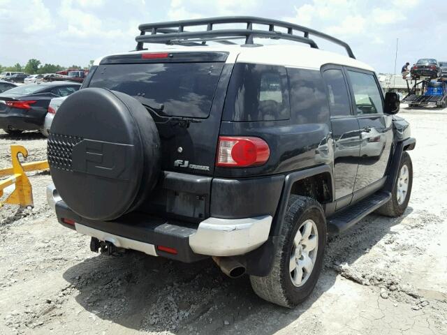 JTEBU11F970050682 - 2007 TOYOTA FJ CRUISER BLACK photo 4