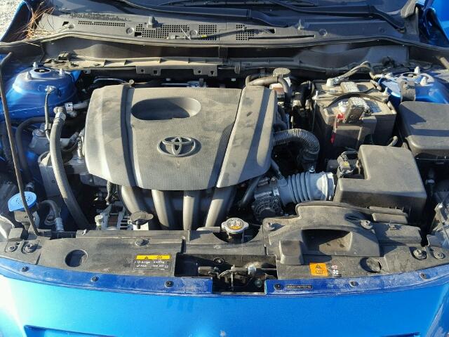 3MYDLBZV9GY122795 - 2016 TOYOTA SCION IA BLUE photo 7