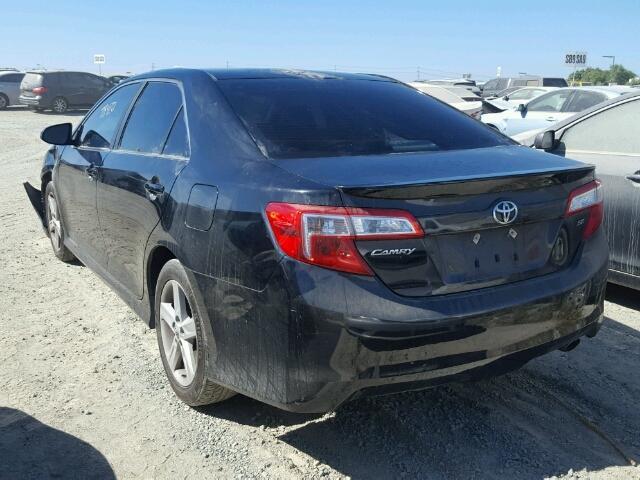4T1BF1FK5CU034823 - 2012 TOYOTA CAMRY BASE BLACK photo 3