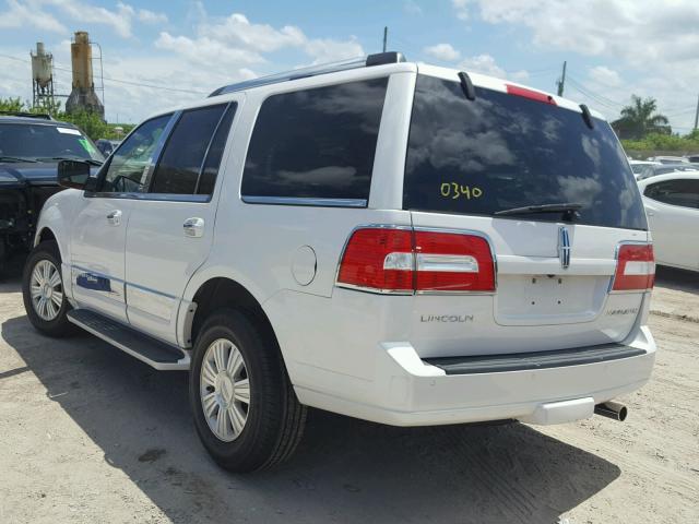 5LMFU28539EJ00340 - 2009 LINCOLN NAVIGATOR Beyaz fotoğraf 3