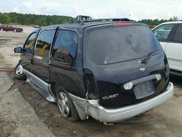 4N2ZN15T51D814816 - 2001 NISSAN QUEST GXE GRAY photo 3