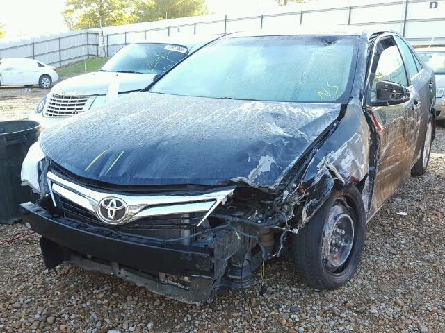 4T4BF1FK3DR320967 - 2013 TOYOTA CAMRY L BLACK photo 2