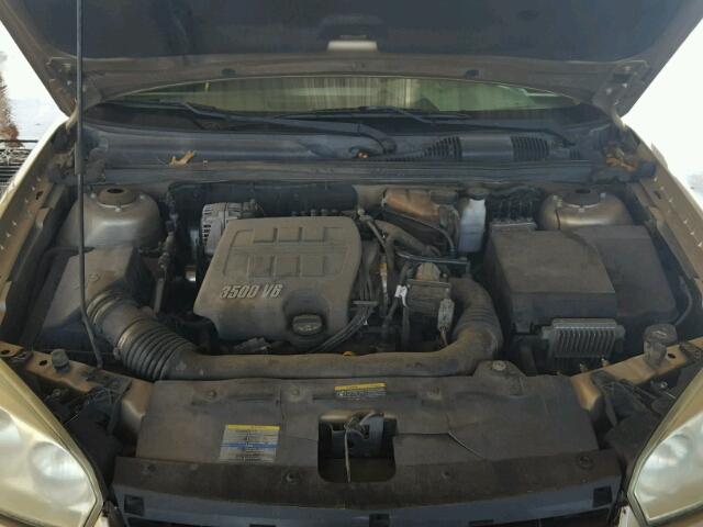 1G1ZT61896F210309 - 2006 CHEVROLET MALIBU MAX TAN photo 7
