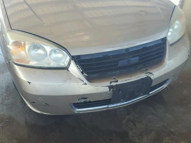 1G1ZT61896F210309 - 2006 CHEVROLET MALIBU MAX TAN photo 9