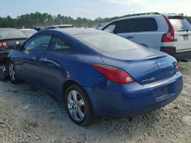 1G2ZH178164150013 - 2006 PONTIAC G6 GT BLUE photo 3