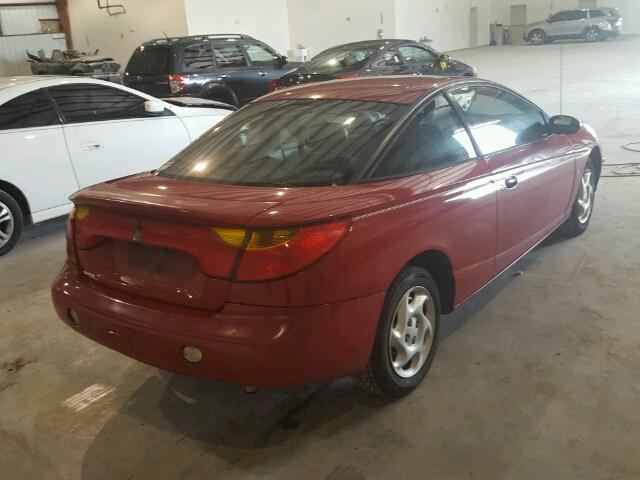 1G8ZY12712Z130409 - 2002 SATURN SC2 RED photo 4