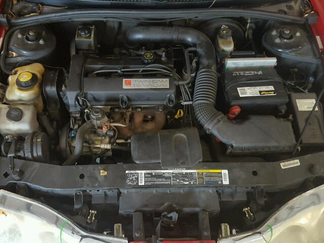 1G8ZY12712Z130409 - 2002 SATURN SC2 RED photo 7