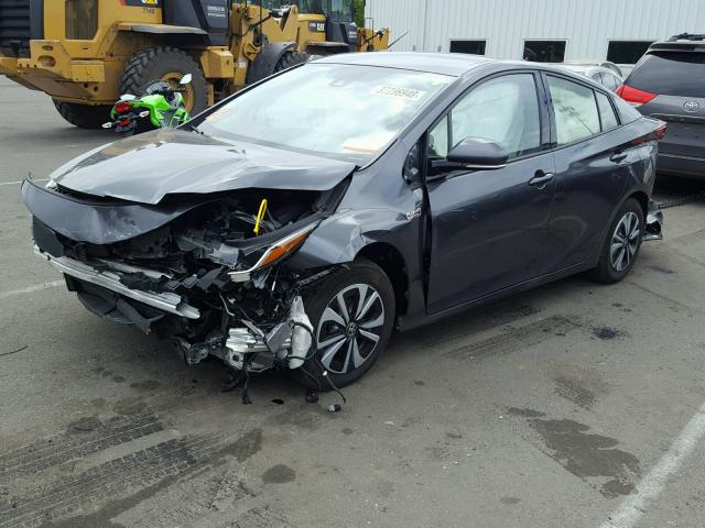 JTDKARFP2H3018430 - 2017 TOYOTA PRIUS PRIM გრაფიტი ფოტო 2