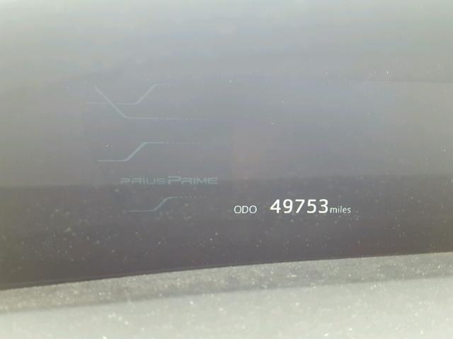 JTDKARFP2H3018430 - 2017 TOYOTA PRIUS PRIM გრაფიტი ფოტო 8