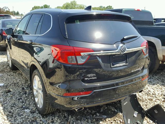 LRBFXESX0HD031278 - 2017 BUICK ENVISION P BLACK photo 3