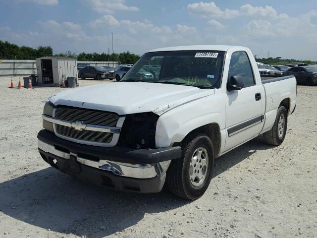 1GCEC14X83Z107534 - 2003 CHEVROLET SILVERADO WHITE photo 2