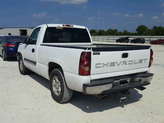 1GCEC14X83Z107534 - 2003 CHEVROLET SILVERADO WHITE photo 3