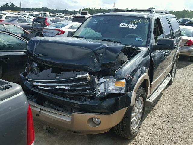 1FMJU1H58EEF05188 - 2014 FORD EXPEDITION GREEN photo 2