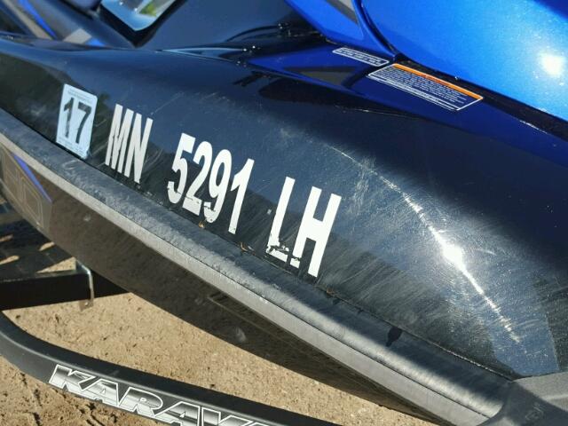 USYAMA1773B414 - 2014 YAMAHA JET SKI BLUE photo 9