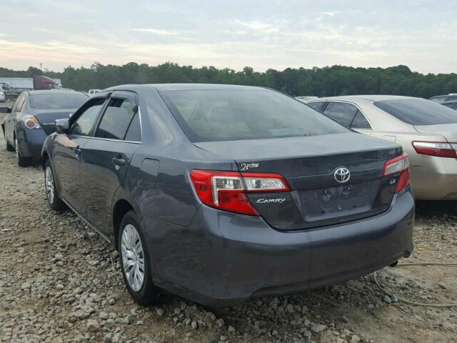 4T4BF1FK0CR233011 - 2012 TOYOTA CAMRY BASE GRAY photo 3