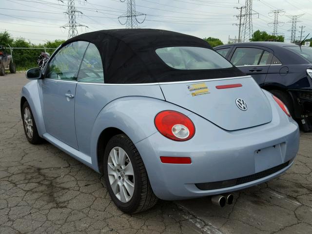 3VWRG3AL7AM007875 - 2010 VOLKSWAGEN NEW BEETLE 蓝色 照片 3