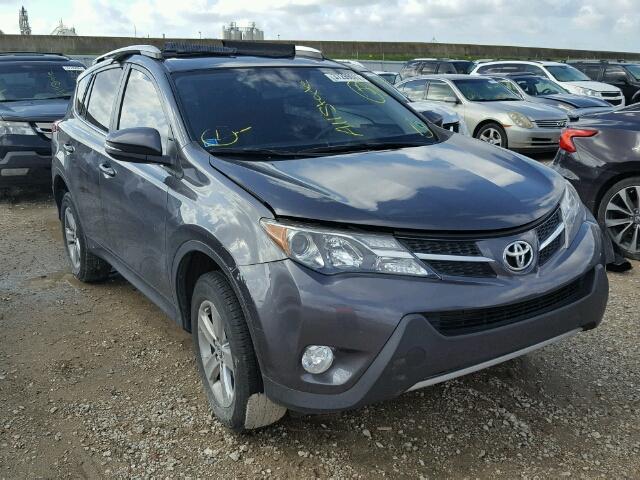 JTMWFREV2FJ057708 - 2015 TOYOTA RAV4 XLE GRAY photo 1