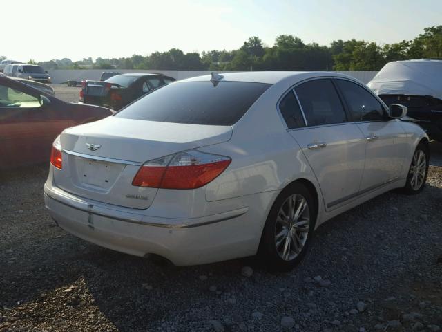 KMHGC4DE2BU138746 - 2011 HYUNDAI GENESIS 3. WHITE photo 4