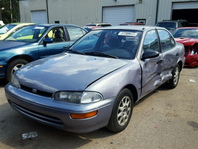 1Y1SK5288VZ419554 - 1997 GEO PRIZM GRAY photo 2