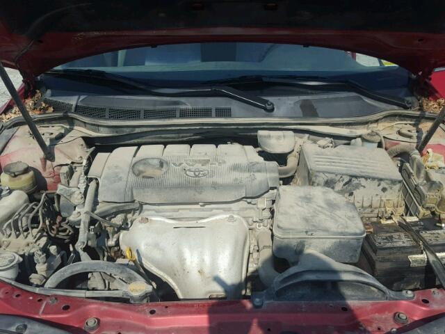 4T1BF3EK9BU715885 - 2011 TOYOTA CAMRY/SE/L RED photo 7